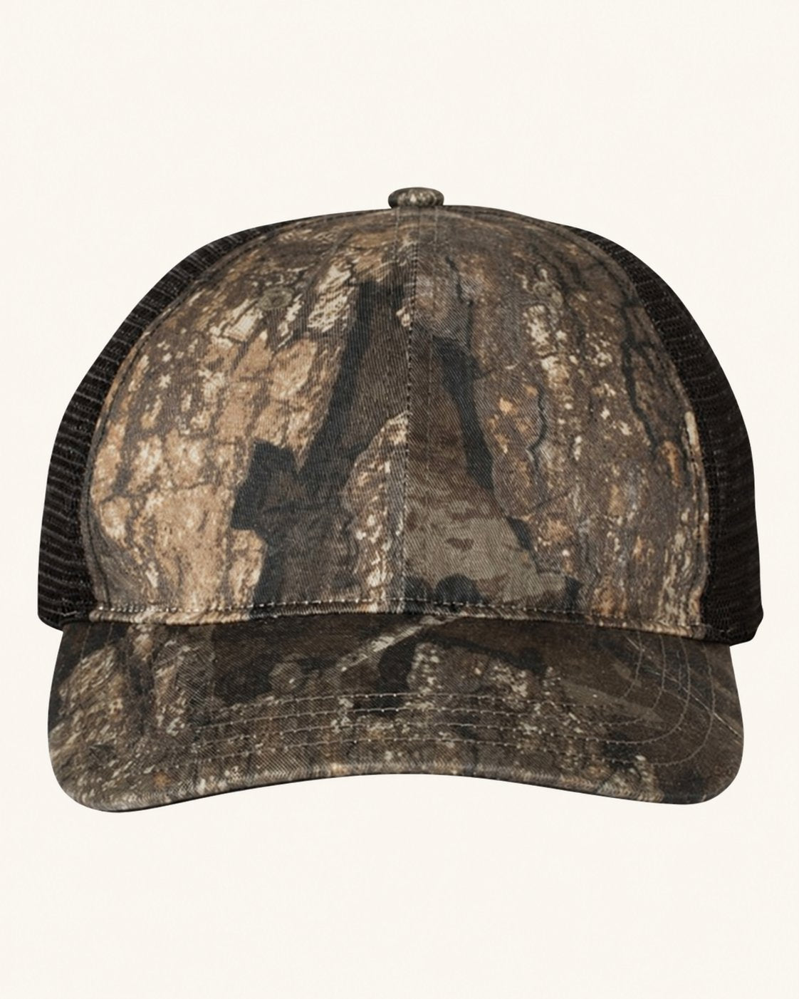 Richardson 111P — Realtree Timber/ Black — blank cap supplier reference; patch not shown
