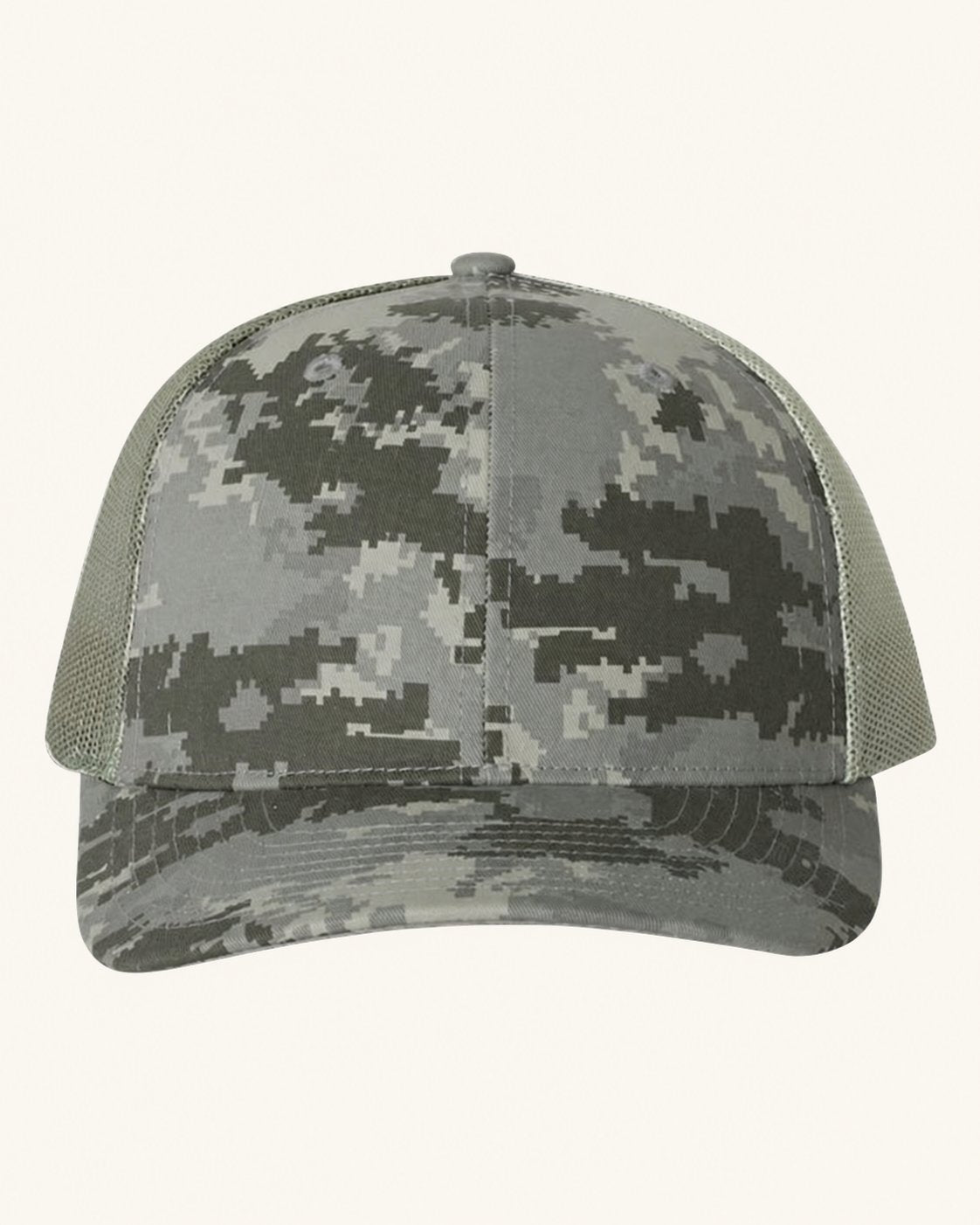 Richardson 112P — Military Digital Camo/ Light Green — blank cap supplier reference; patch not shown