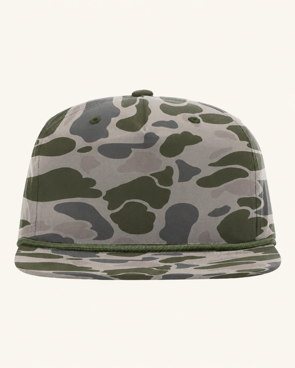 Richardson 256P — Marsh Duck Camo/ Olive Green — blank cap supplier reference; patch not shown